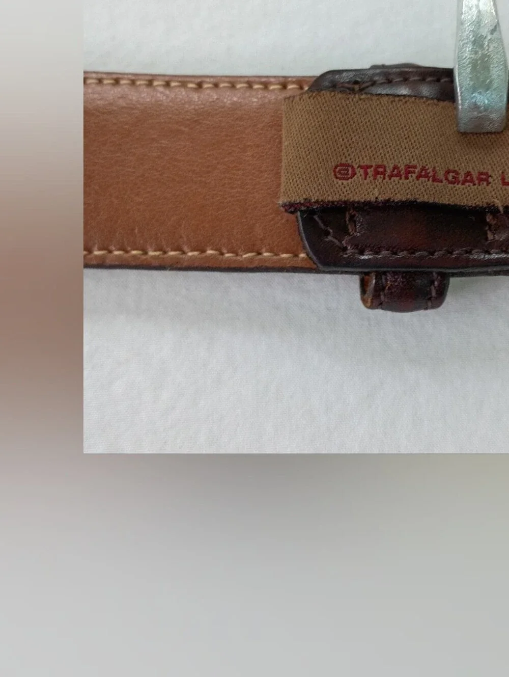 Trafalgar Leather Cortina Belt Men 38